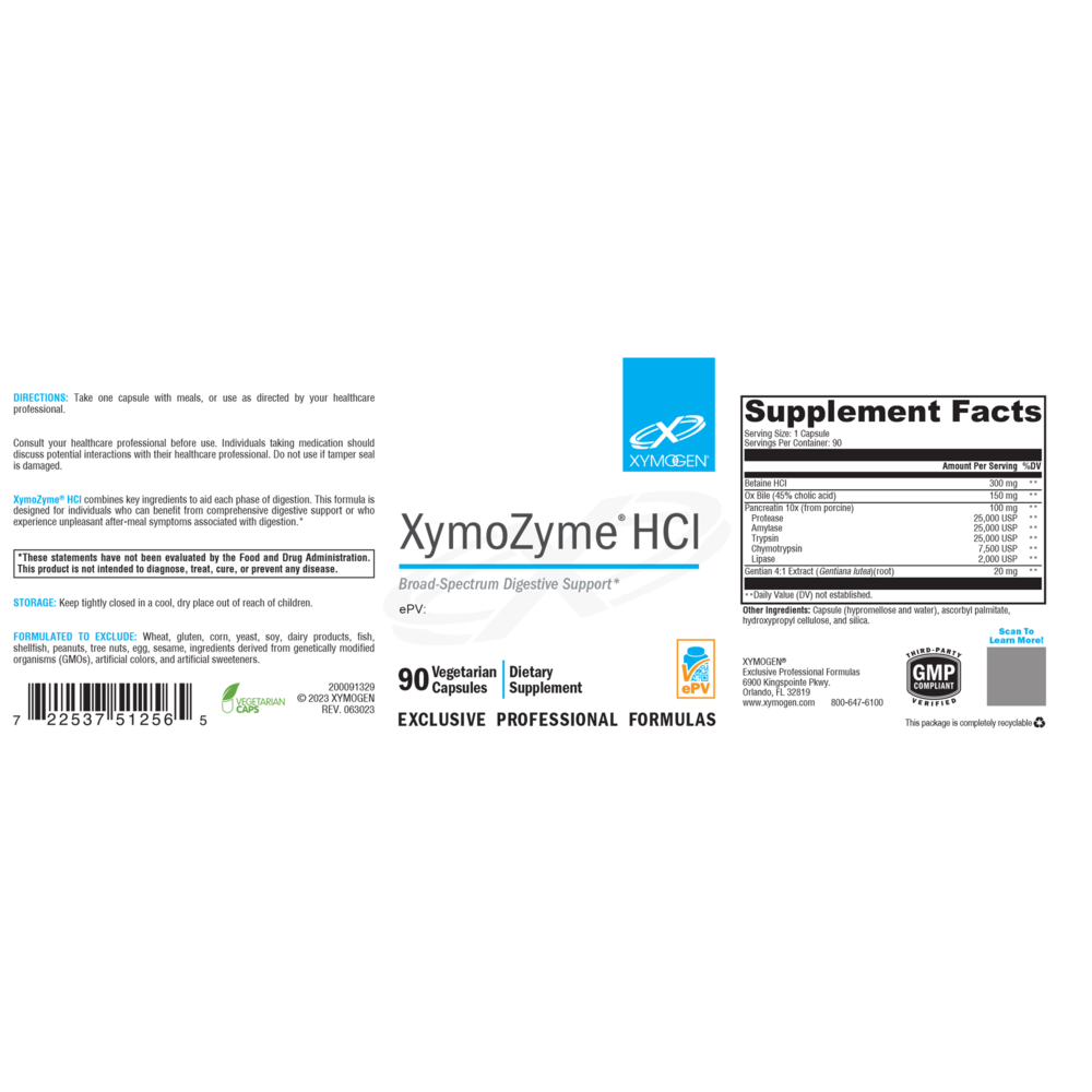 Product image for XymoZyme HCI.