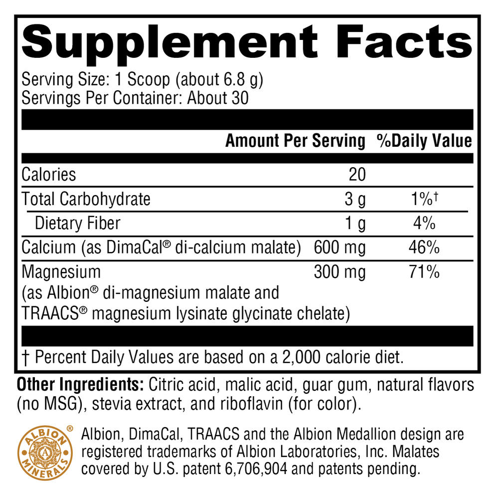 Product image for OptiMag Magnesium Plus Calcium Pear.