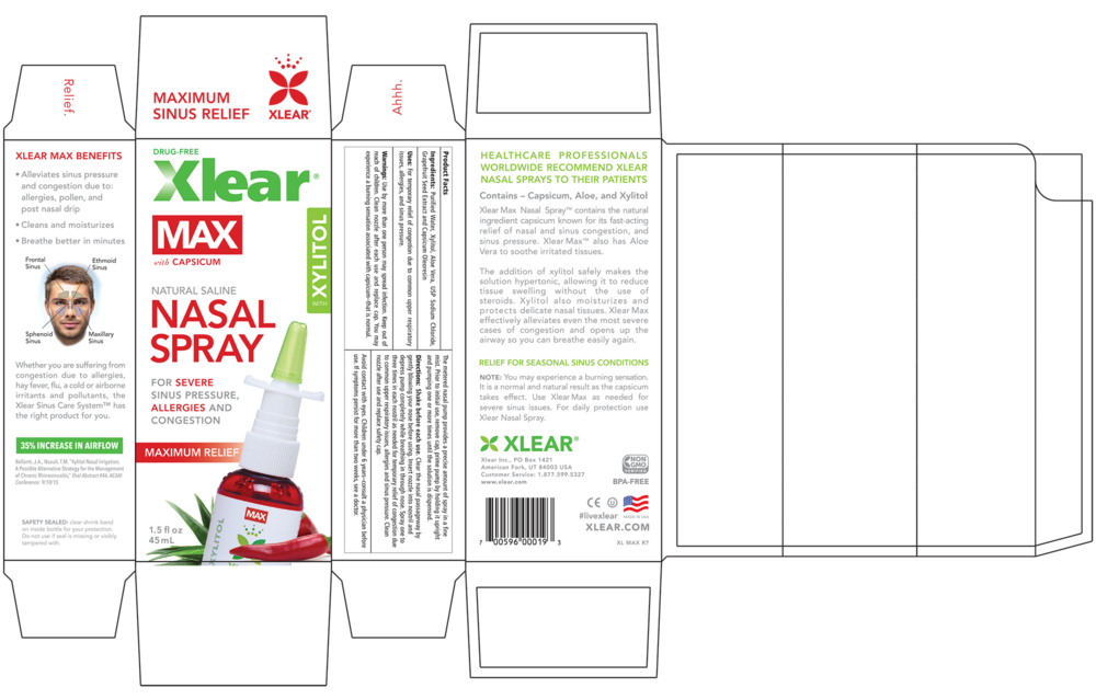 Product image for MAX Nasal Spray with Capsicum.