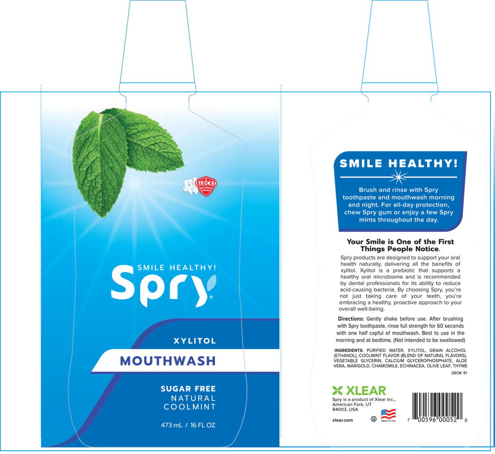 Product image for Spry Oral Rinse - Cool Mint.