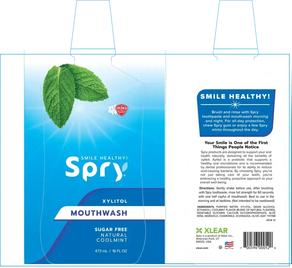 Product image for Spry Oral Rinse - Cool Mint.