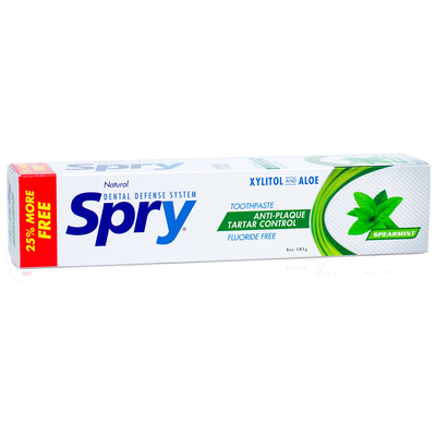 Spearmint Xylitol Toothpaste, Fluoride-Free product image