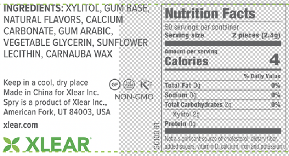 Product image for Natural Cinnamon Xylitol Gum.