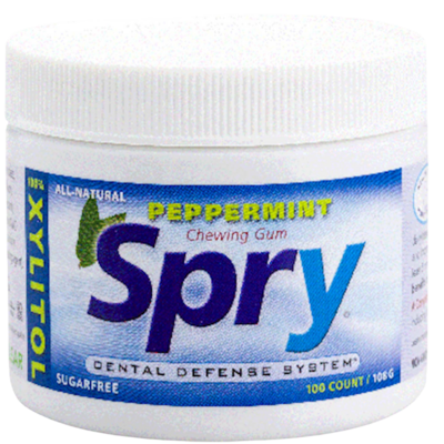 Natural Peppermint Xylitol Gum 100 count