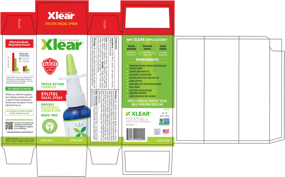 Product image for Xylitol and Saline Nasal Spray.