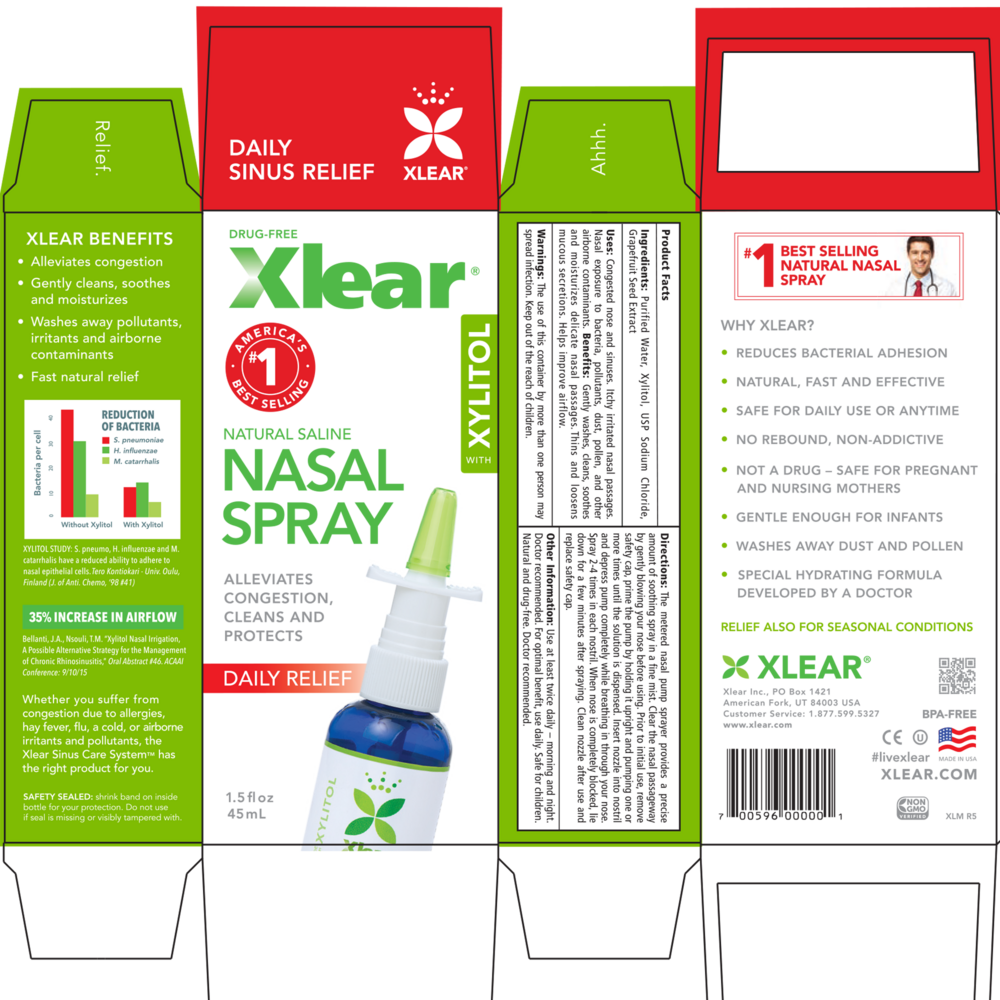 Product image for Xylitol and Saline Nasal Spray.