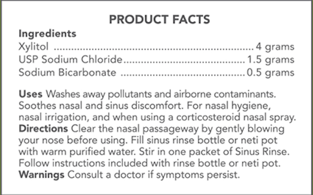 Product image for Xlear Sinus Neti Refill Solution.