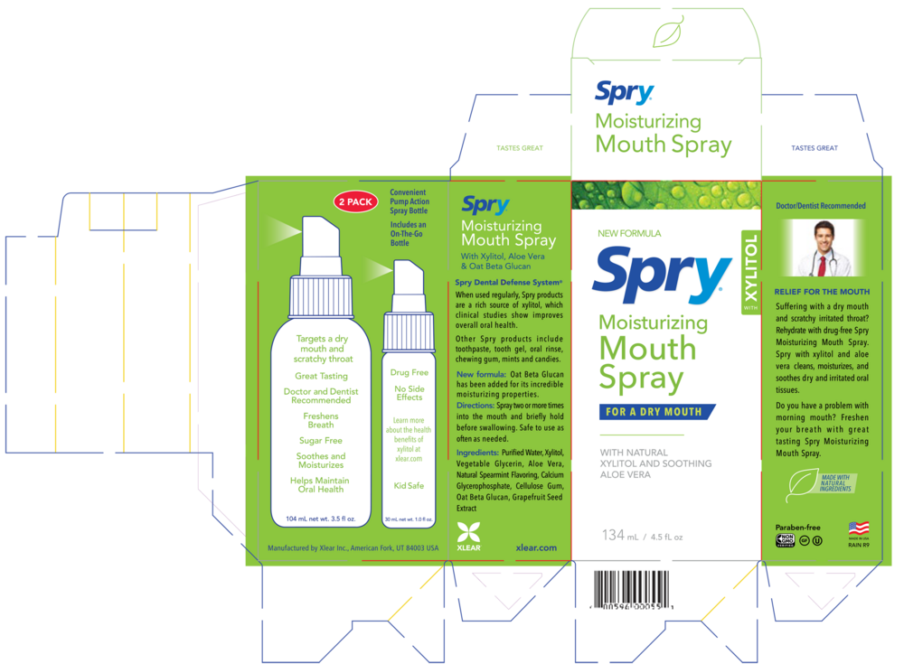 Product image for Spry Mouth Moisturizing Spray.