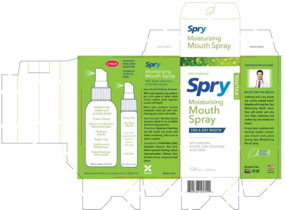 Product image for Spry Mouth Moisturizing Spray.