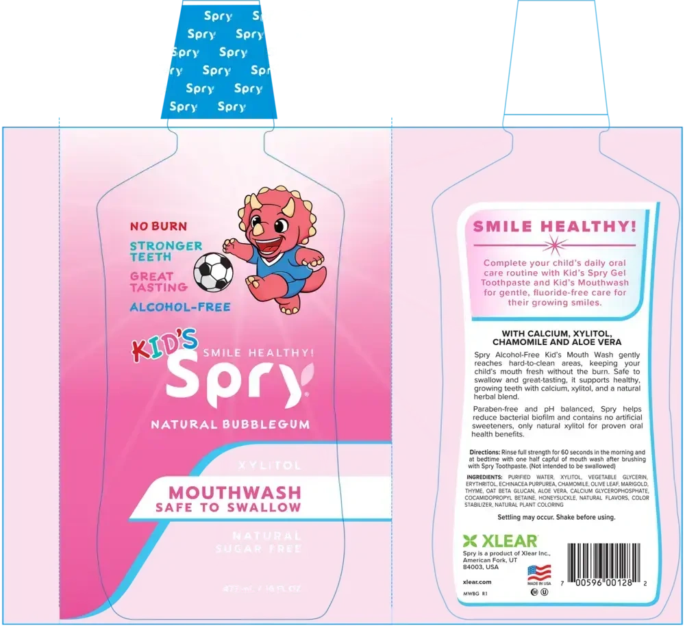 Product image for Spry Kids Mouth Wash Bubble Alcohol Free.