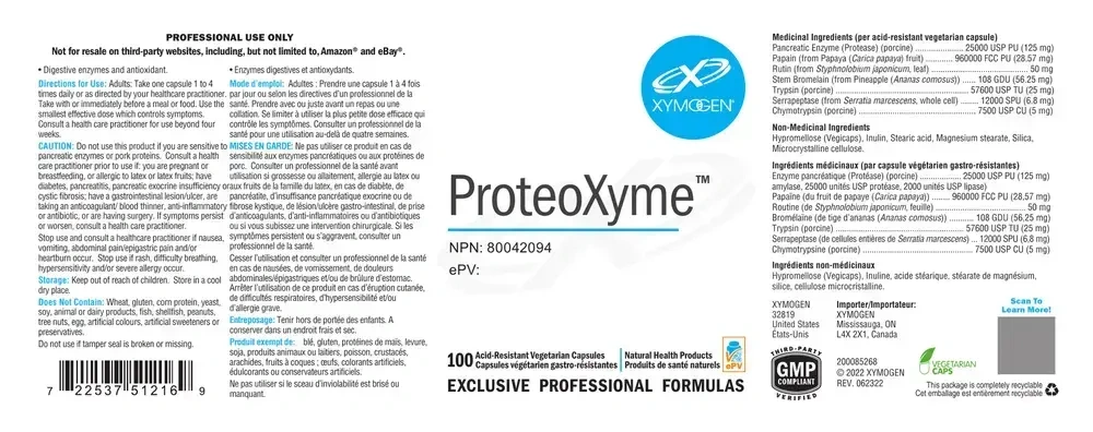 Product image for ProteoXyme (Proteolytic Enzymes).