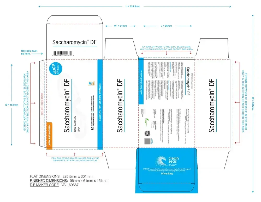 Product image for Saccharomycin DF (Probiotic).