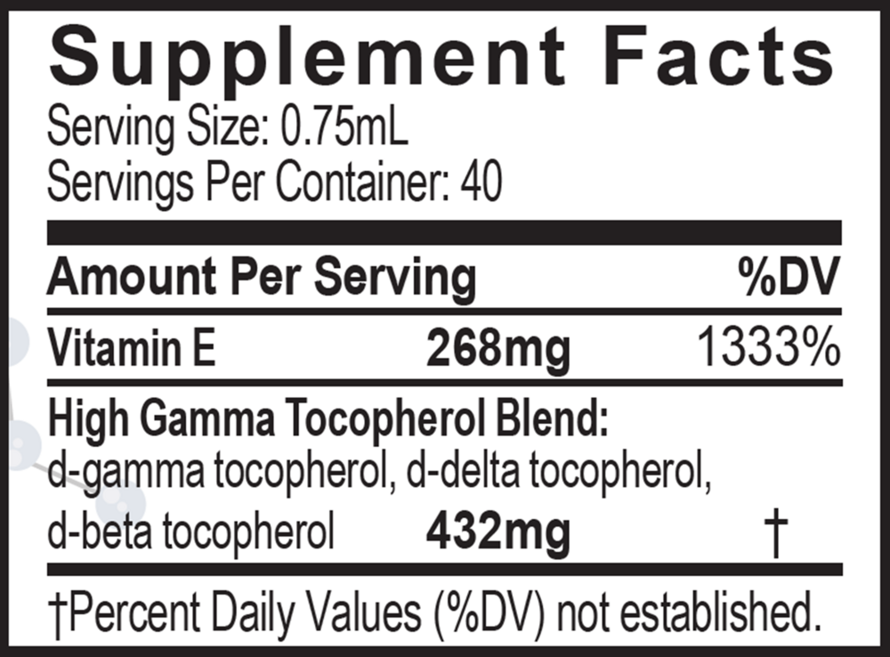Product image for Unique E Tocopherols Oil.