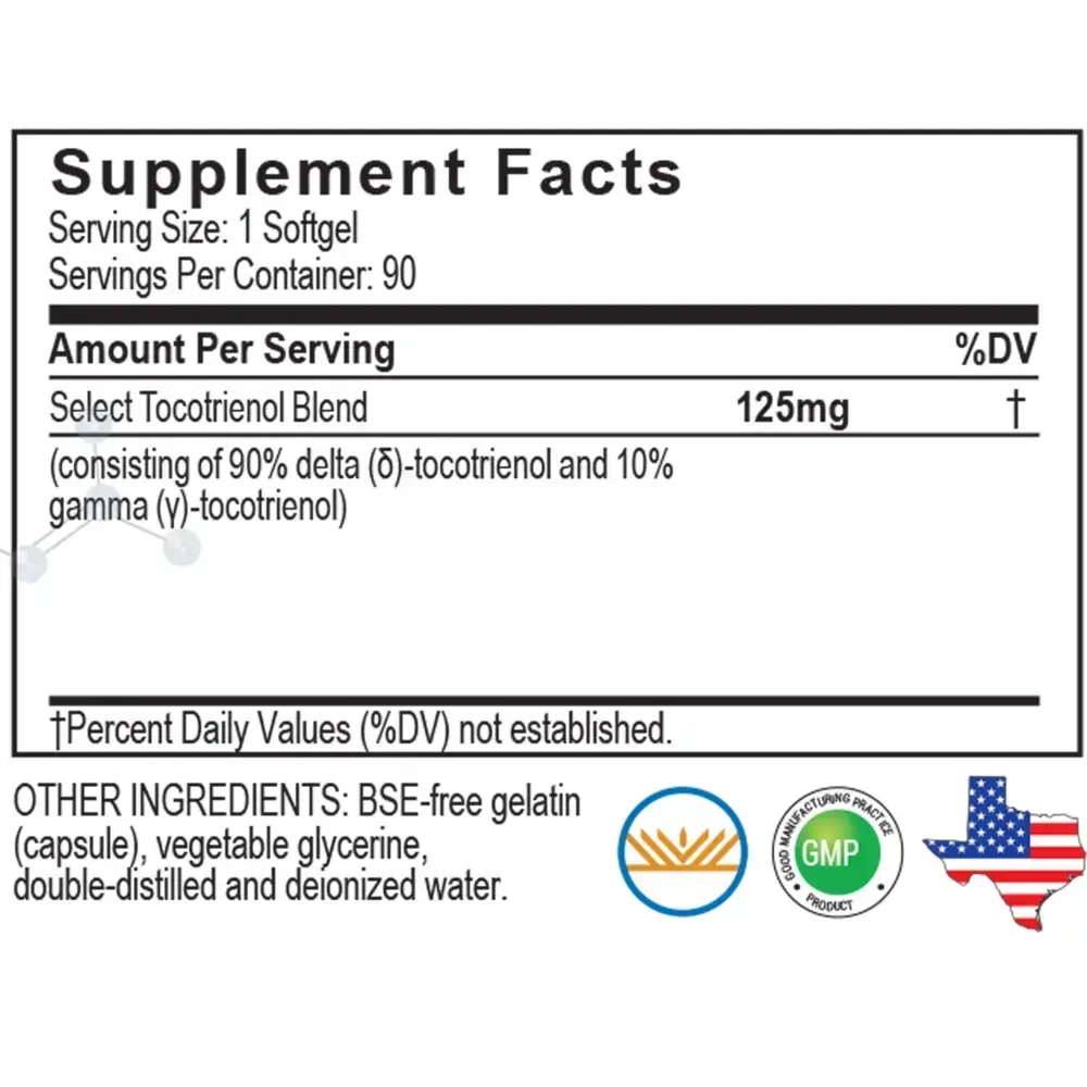 Product image for Unique E High Delta Select Tocotrienol Concentrate.