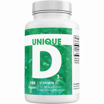 Unique Vitamin D3 100 capsules
