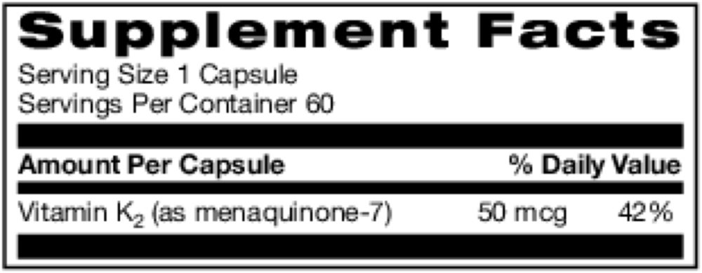 Product image for Unique Vitamin K2.