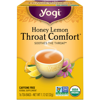 Honey Lemon Throat Comfort 16 Tea Bags