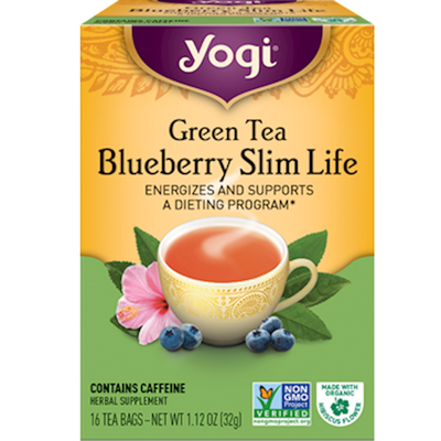 Green Tea Blueberry Slim Life 16 Tea Bags