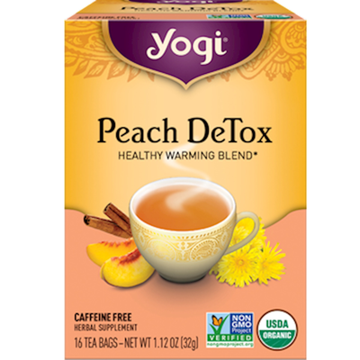 Peach Detox Organic 16 Tea Bags