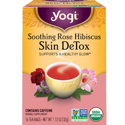 Skin DeTox Rose Hibiscus 16 Tea Bags