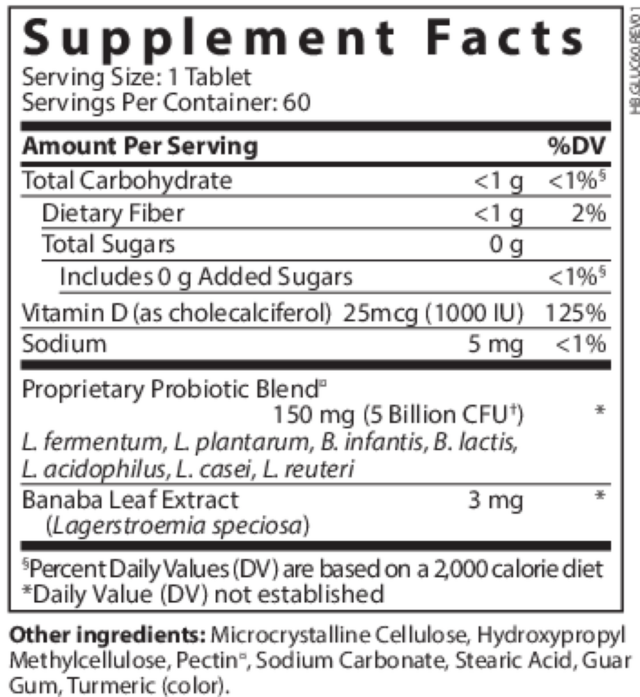 Product image for Hyperbiotics PRO-Glucose (Sugar) Balance Probiotic.