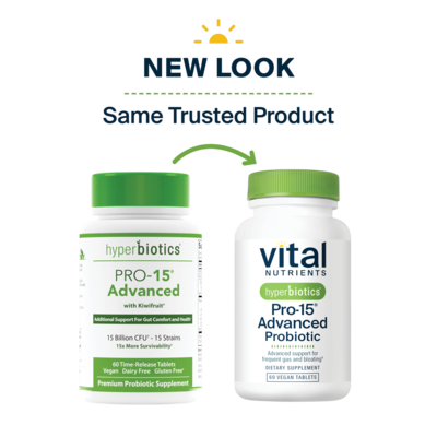 Hyperbiotics Pro-15® Advanced Probiotic 60 tablets