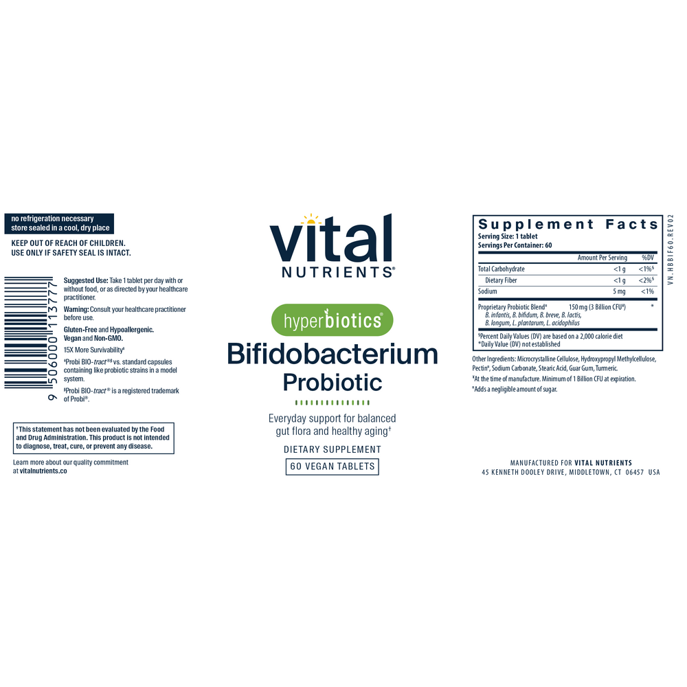 Product image for Hyperbiotics PRO-Bifido 50+ Probiotic.