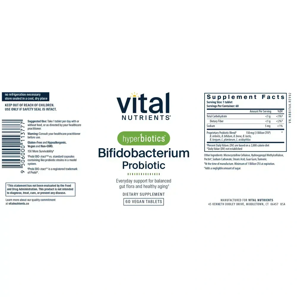 Product image for Hyperbiotics PRO-Bifido 50+ Probiotic.