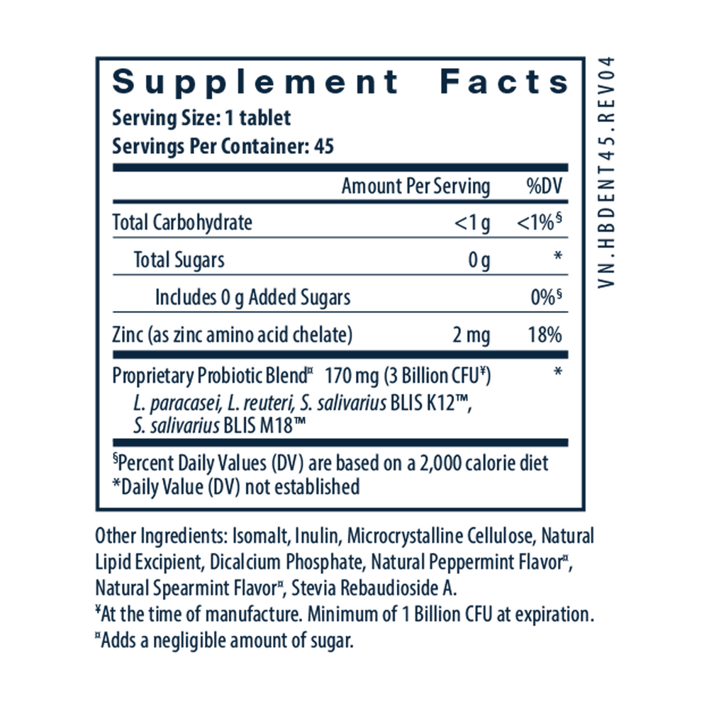 Product image for Hyperbiotics Pro-Dental Probiotic.