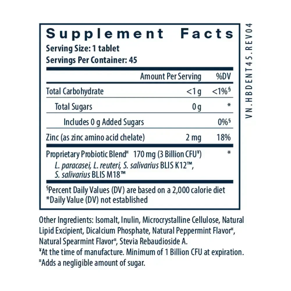 Product image for Hyperbiotics Pro-Dental Probiotic.