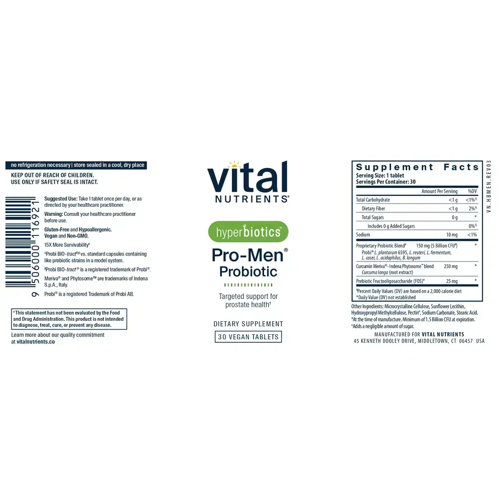 Product image for Hyperbiotics Pro-Men Probiotic.