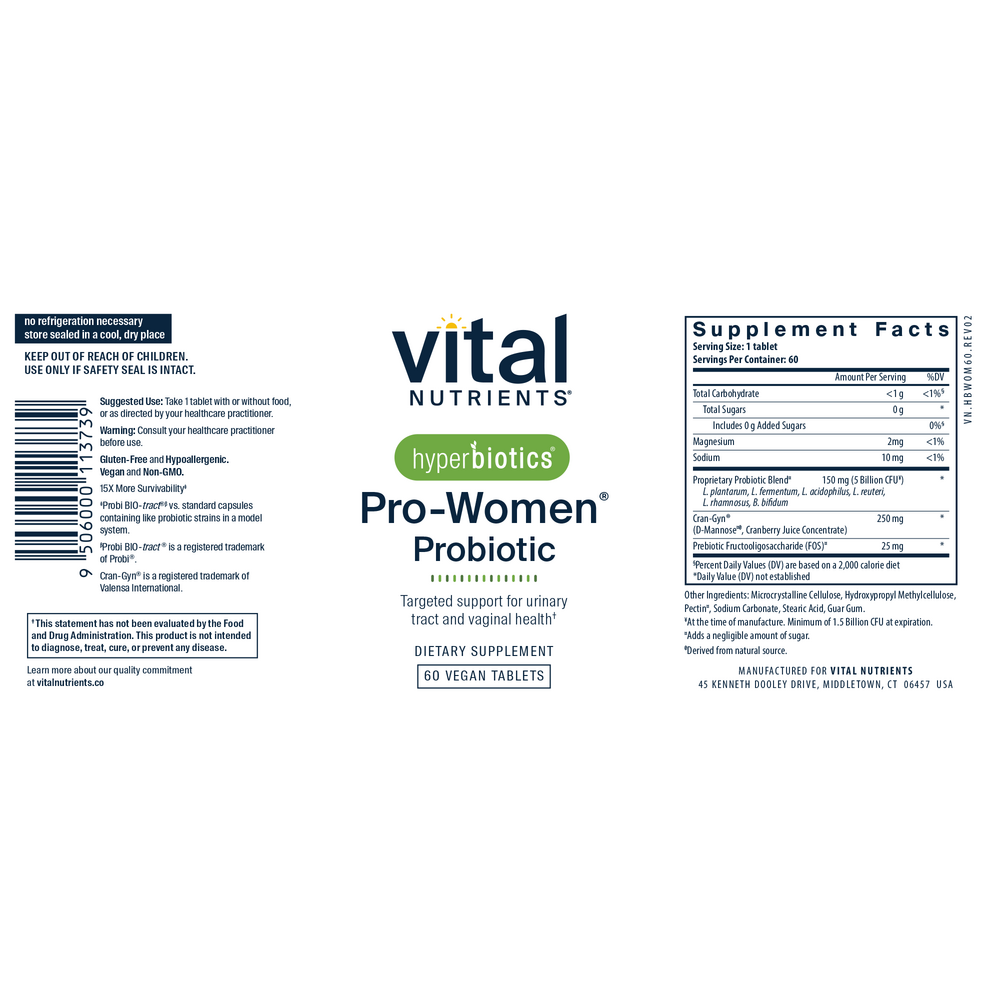Product image for Hyperbiotics Pro-Women Probiotic.