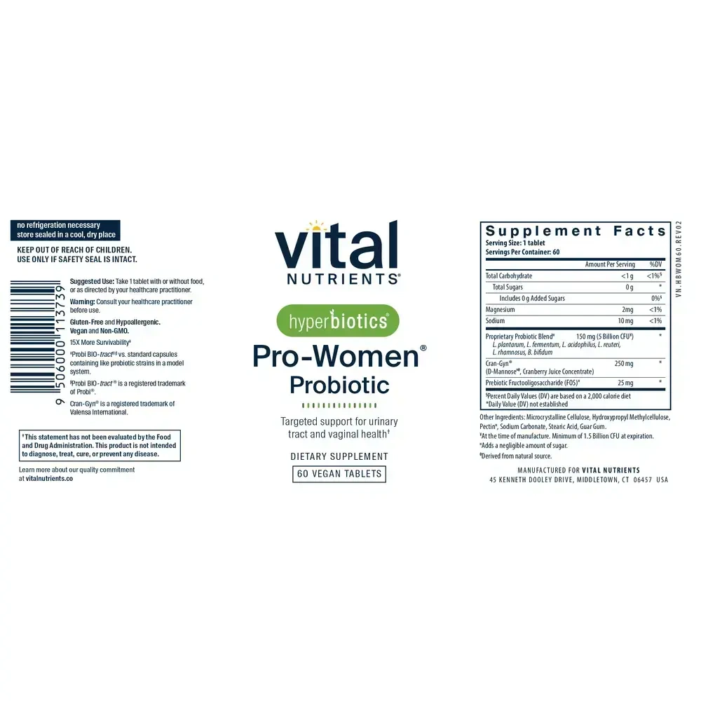 Product image for Hyperbiotics Pro-Women Probiotic.