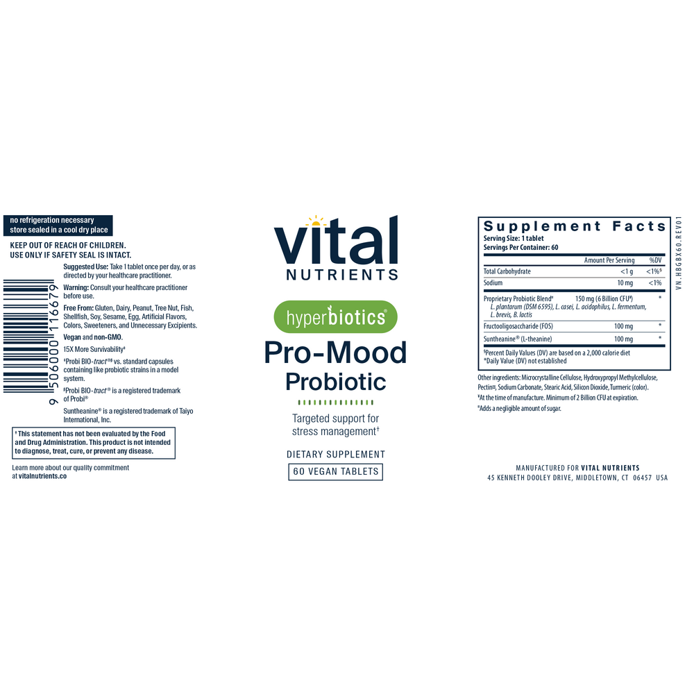 Product image for Hyperbiotics Pro-Mood Probiotic.