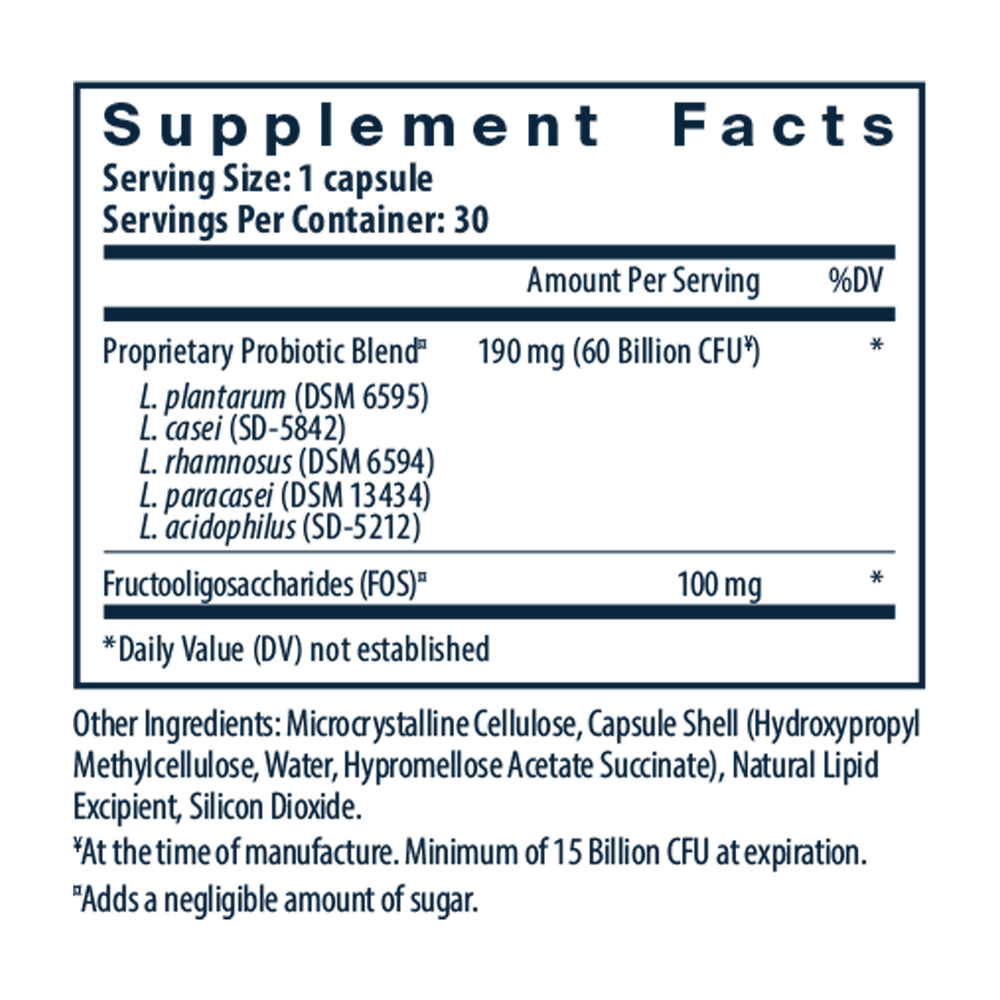 Product image for Hyperbiotics Prebiotic + Probiotic 60 Billion CFU.