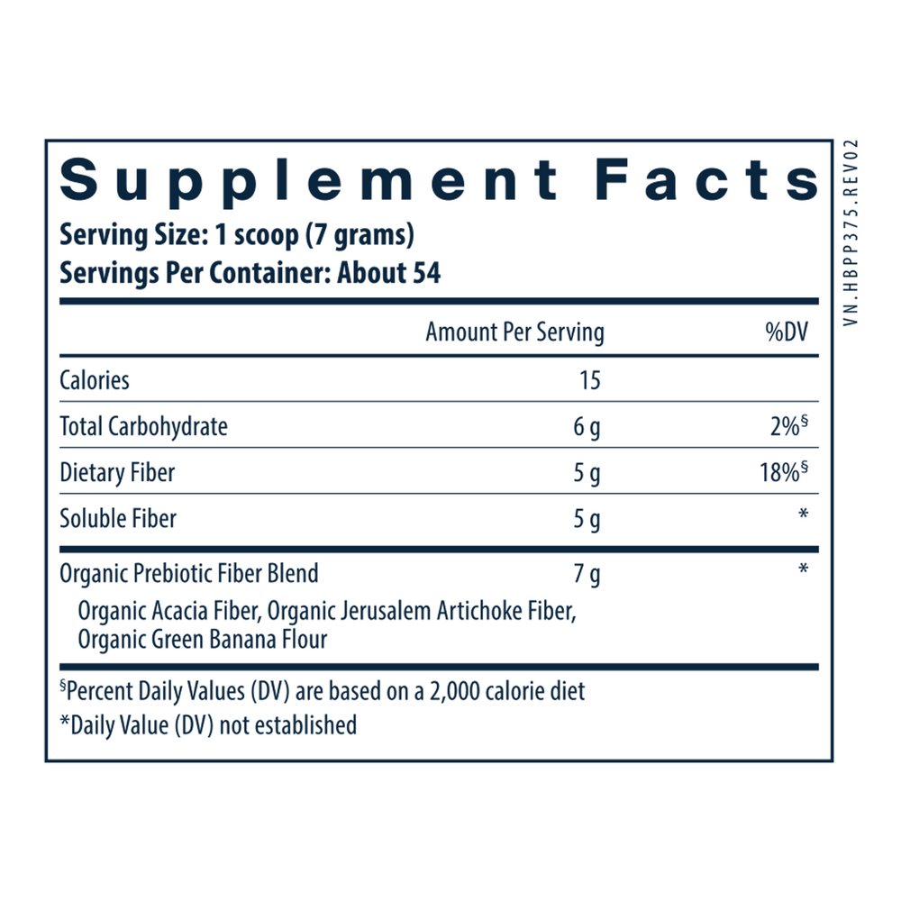 Product image for Hyperbiotics Prebiotic Powder.