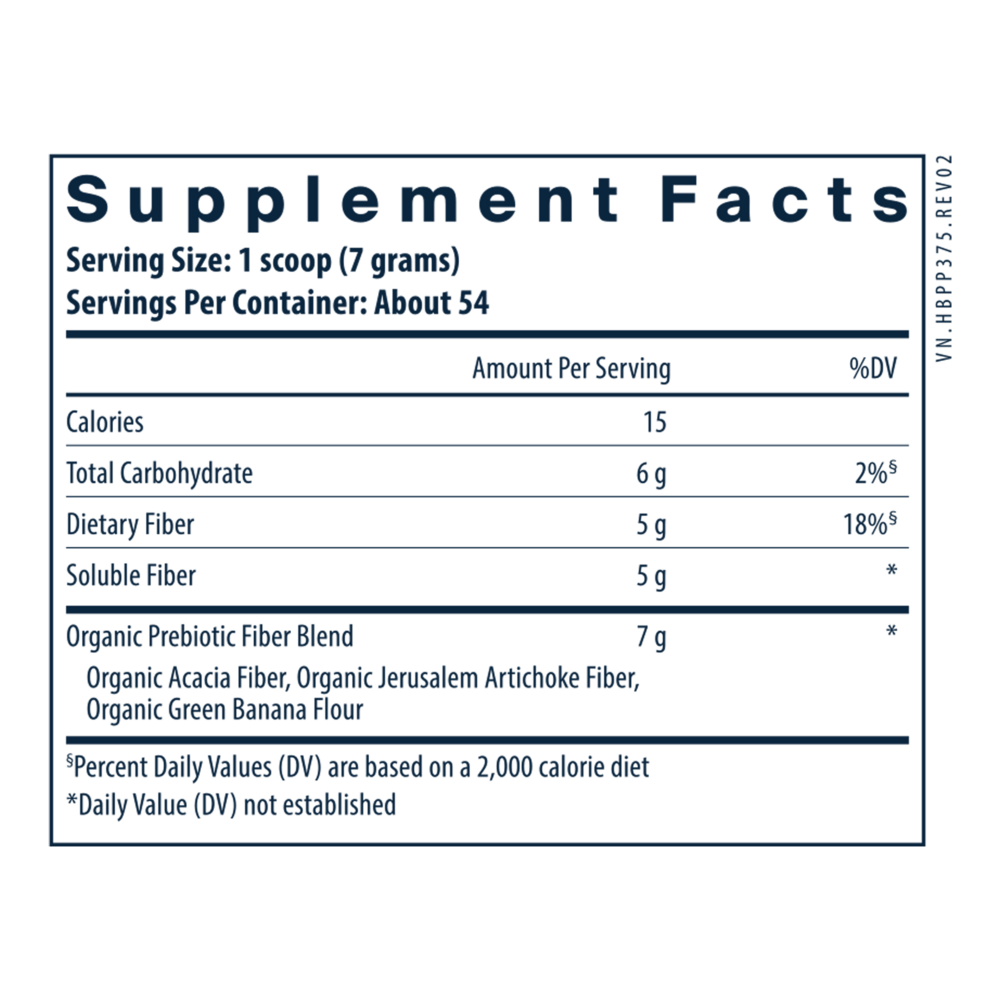 Product image for Hyperbiotics Prebiotic Powder.