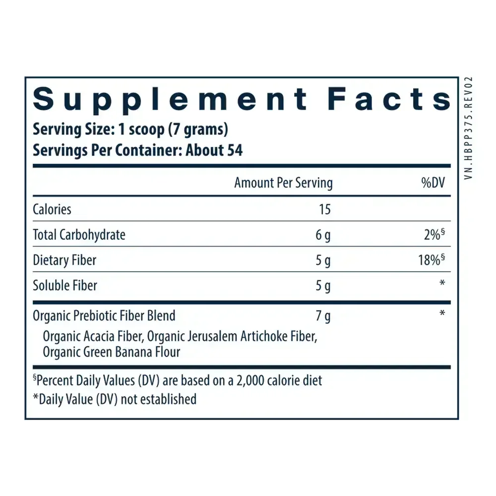 Product image for Hyperbiotics Prebiotic Powder.