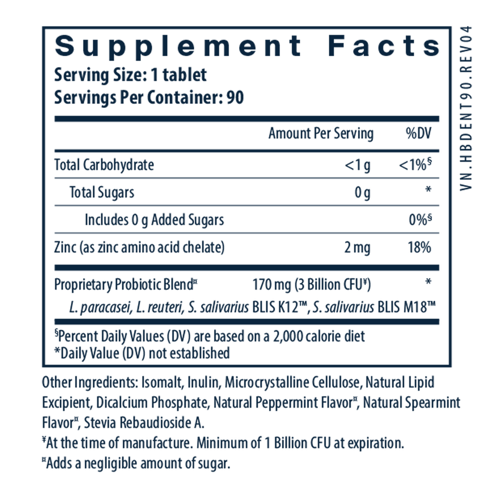 Product image for Hyperbiotics Pro-Dental Probiotic.