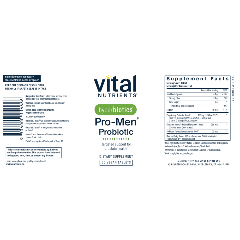 Product image for Hyperbiotics Pro-Men Probiotic.