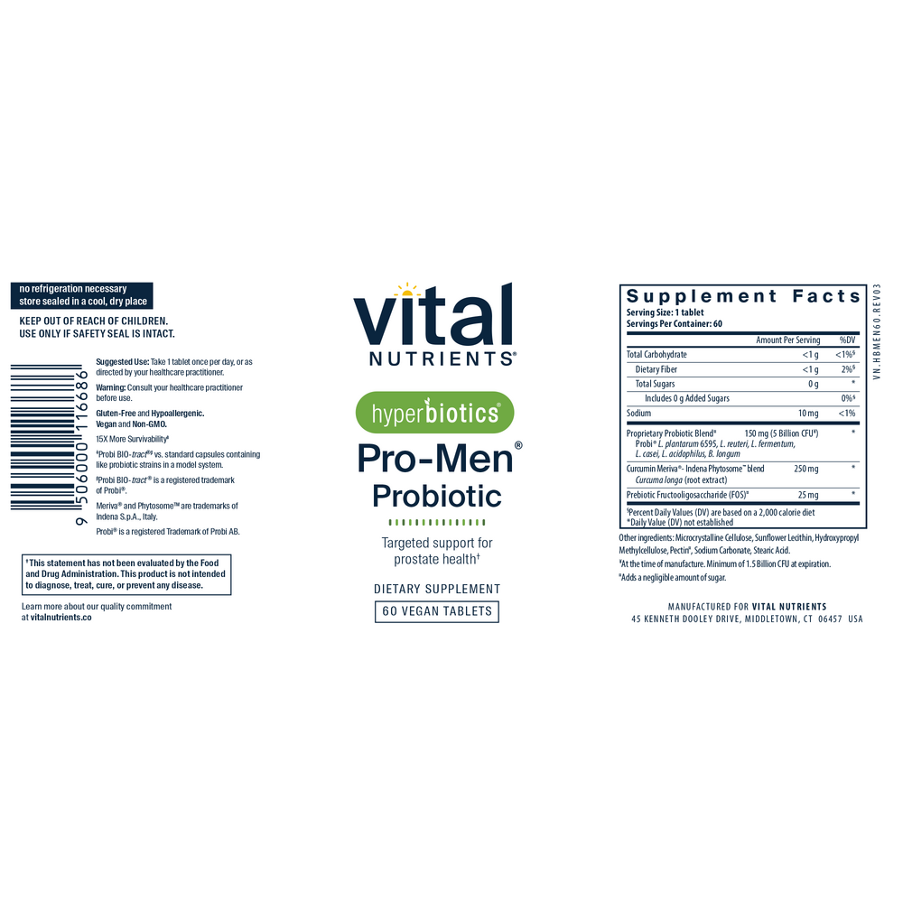 Product image for Hyperbiotics Pro-Men Probiotic.