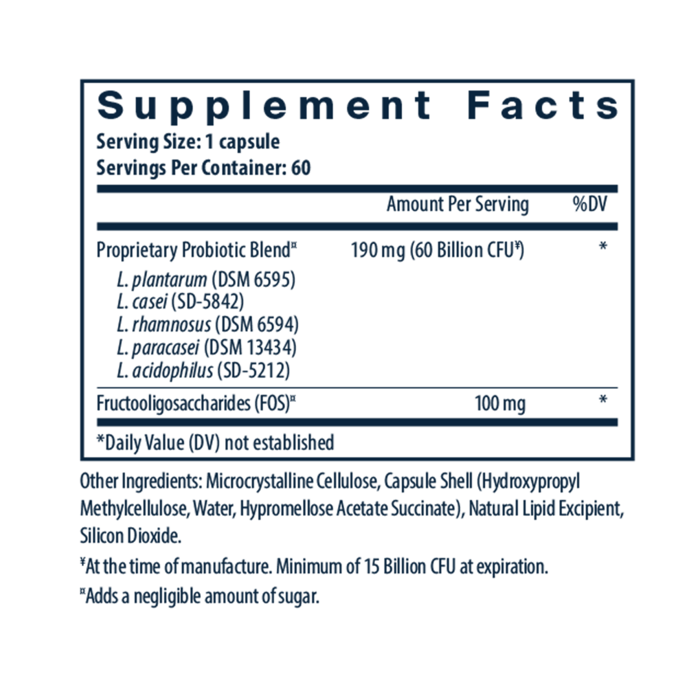 Product image for Hyperbiotics Prebiotic + Probiotic 60 Billion CFU.