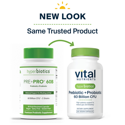 Hyperbiotics Prebiotic + Probiotic 60 Billion CFU product image