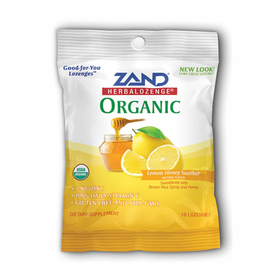 HerbaLozenge® Organic - Lemon Honey 18 lozenges