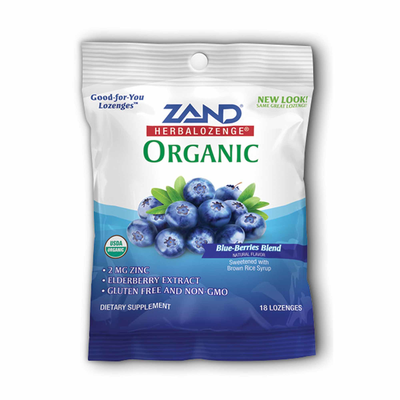 HerbaLozenge® Organic - Blueberry 18 lozenges
