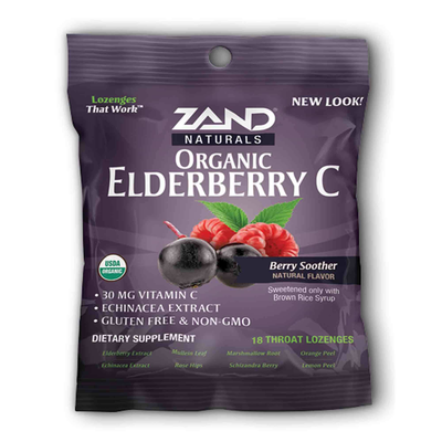 Organic Elderberry C - Berry Lozenges 18 lozenges