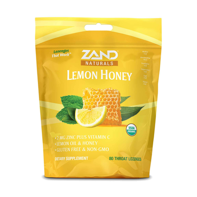 Organic HerbaLozenge Lemon Honey Soother Drops product image