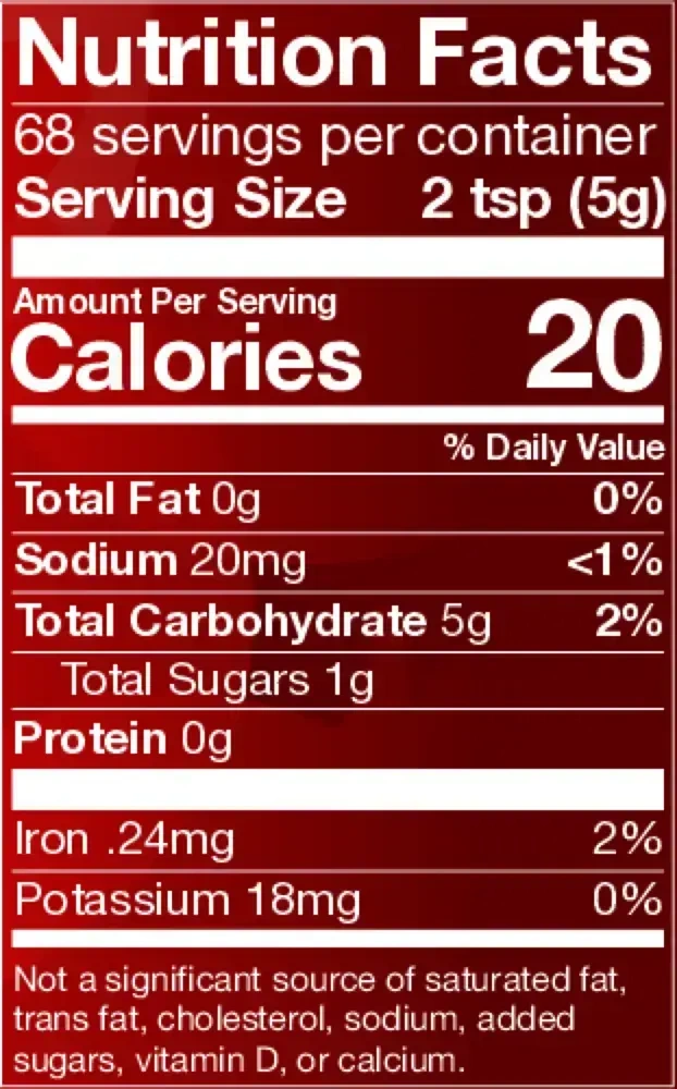 Product image for Organic Pomegranate Juice Powder.