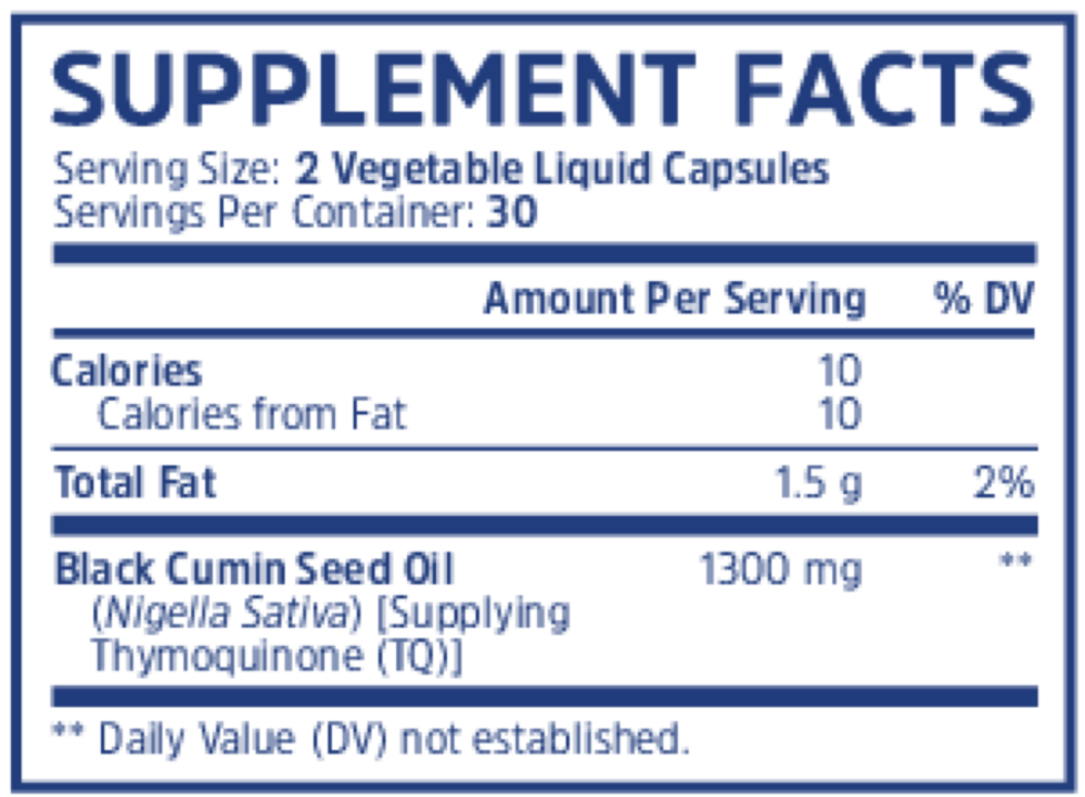 Product image for Black Seed Oil.