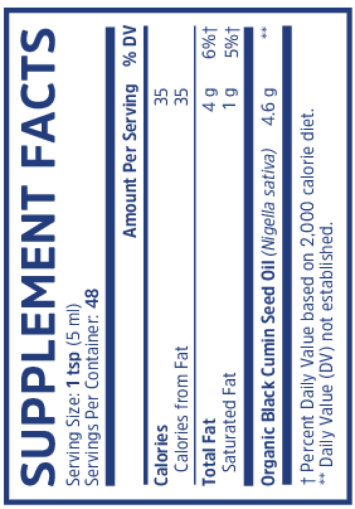 Product image for Black Seed Oil Organic.